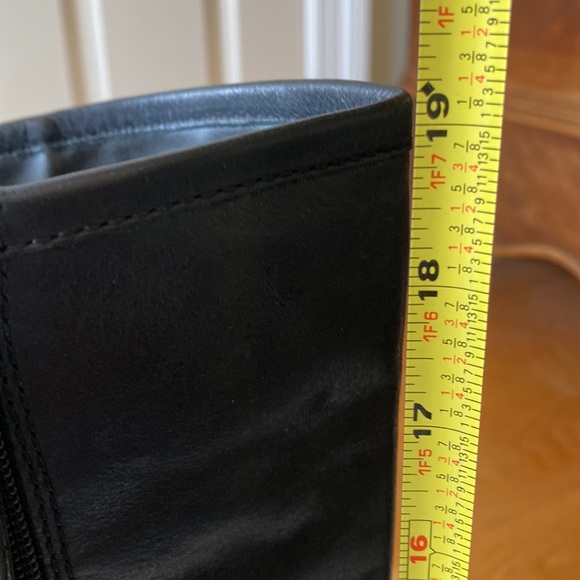 Franco Sarto Kemper Knee High Black Leather Boots, Size 7.5 - Picture 11 of 16